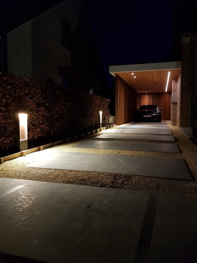 Carport Met Verlichting Dubois Houtconstructies Carports Tuinhuizen En Omheiningen